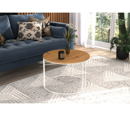 NOEL Dohányzóasztal Fehér+Artisan