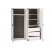 BLANCO 28 sosna śnieżna/MDF new grey - szafa