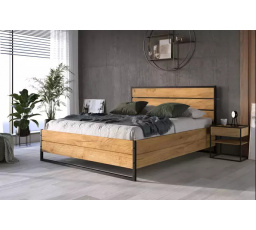 LOFT DREWNIANA DĄB 140 X 200 KPL