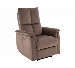 Kinyitható fotel NEPTUN, VELVET Cappuccino BLUVEL 38