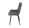 Jídelní židle, šedá, látka, HC-462 GREY2