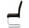 Jídelní židle, černá, látka, HC-483 BK3