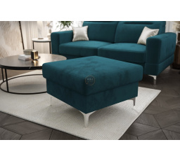 PUFA TAPICEROWANA MALIBU 70X70 CM - Odcienie niebieskiego