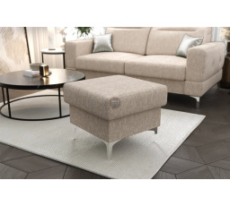 PUFA ZE SCHOWKIEM MALIBU 55X55 CM - Odcienie beżu