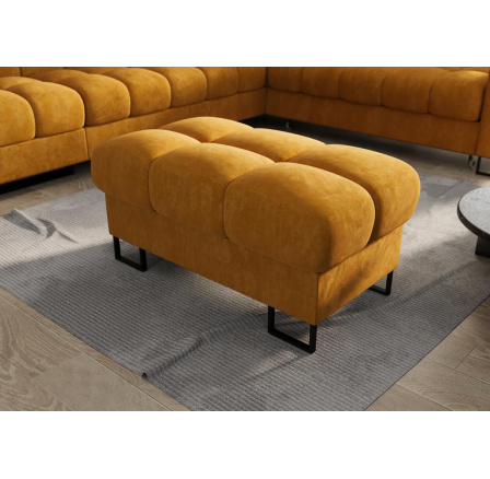 PUFA ASPEN 100x55 CM - Odcienie żółtego