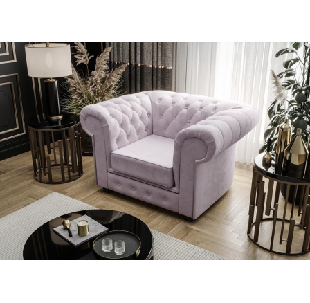 FOTEL MANCHESTER - Odcienie fioletu