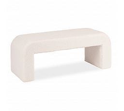 Pufa Tapicerowana DELINO Kremowa Boucle