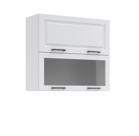 Kuchyňská horní skříňka IRMA  KL80-1D-1W-H72, Bílá mat