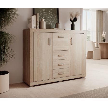Komoda 3D3SZ BAHAR Sonoma+Sonoma