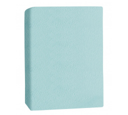 Prostěradlo mikroflanel modré 90x200 jednolůžko