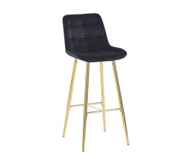 H2-FX bárszék, fekete / arany