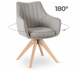 Krzesło Obrotowe LEMON Szare