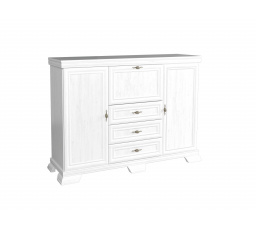 KORA 2 KK6-P komód, Teljes ajtók, Andersen fenyő