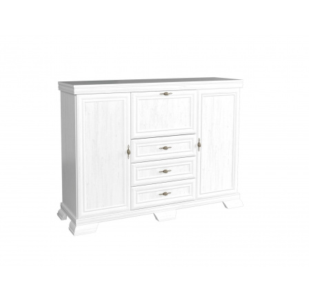 KORA 2 KK6-P komód, Teljes ajtók, Andersen fenyő