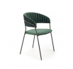 Étkezőszék K426, zöld bársony