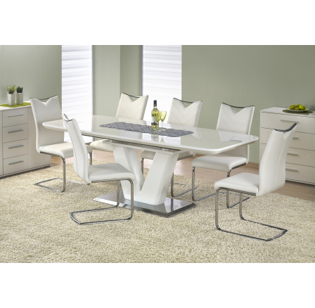 MISTRAL étkezőasztal, fényes fehér