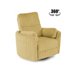 PEGAS relaxációs fotel mustársárga