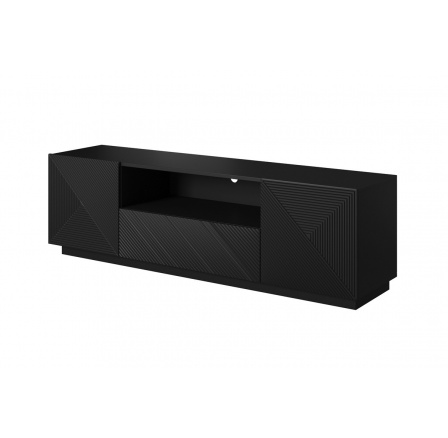 TV komoda Asha, černý mat