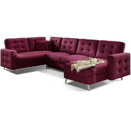 ASGARD U alakú ülőgarnitúra, Mat Velvet 68 326x93 univerzális ASGARD U alakú ülőgarnitúra, Mat Velvet 68 326x93 univerzális