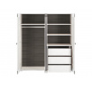 BLANCO 28 sosna śnieżna/MDF new grey - szafa