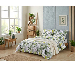 Povlečení francouzské krep 220x200, 70x90 Tropical