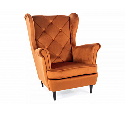 LADY VELVET fotel, Fahéj Bluvel 4215/Wenge