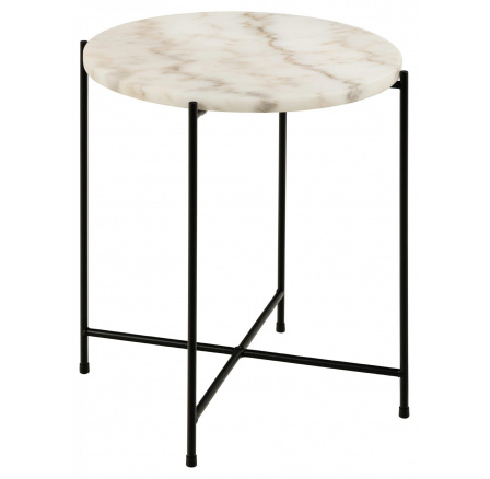 Avila dohányzóasztal magas fehér márvány