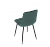 Jídelní židle, zelená, sametová látka, CT-281 GRN4