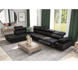 NAROŻNIK GALAXY RELAX 225x350 CM SKÓRA NATURALNA - lewa , Skóry naturalne - Wybierz swój kolor