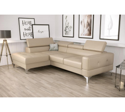 NAROŻNIK TOSCANIA MINI SKÓRA NATURALNA 170x250 CM - Skóry naturalne - Wybierz swój kolor , lewa