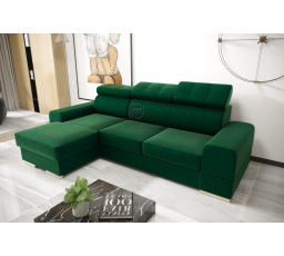 NAROŻNIK ROYAL MINI 260×160 - lewa , Odcienie zieleni