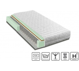 Kókusz rugós matrac FJG 200x90x13 cm