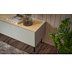 FELLINI 200 TV-szekrény, olívazöld / tölgy