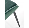 Étkezőszék K479, zöld bársony