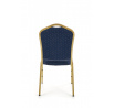 Étkezőszék K66, kék/arany