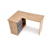 BEGA íróasztal, Artisan Tölgy/Grafit UNI