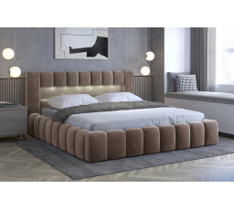 Łoże Lamica 160x200 + Stelaż drew./pod.stand./kontener Monolith 09 2