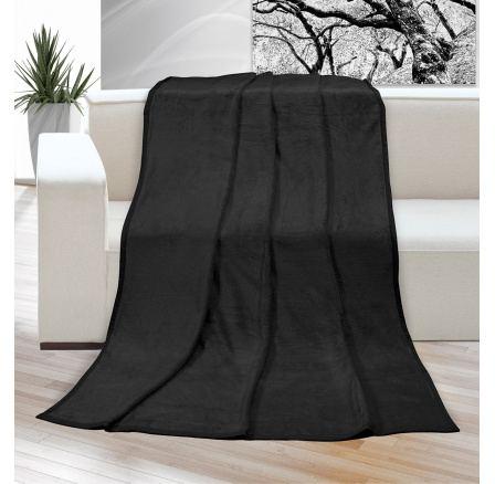 Deka micro jednolůžko 150x200cm černá