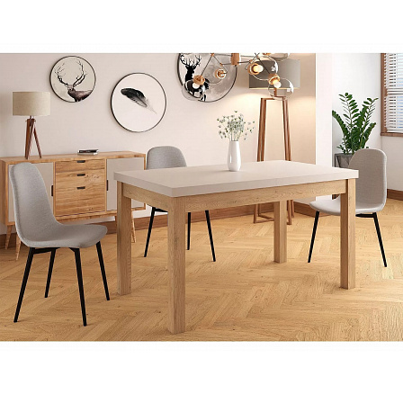 PRESTO étkezőasztal, Kashmir/Cremona Torro tölgy