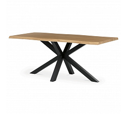 Jídelní stůl 180x90cm, mdf, divoký dub, HT-F4618 OAK