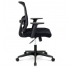 Kancelářská židle, houpací mechanismus, černá síťovina, KA-B1012 BK