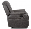 Polohovací křeslo, šedá, látka, TV-4086 GREY