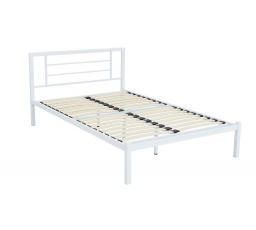 Fém ágy 120x200 fehér LM2-FXJG