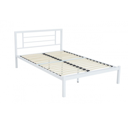 Fém ágy 120x200 fehér LM2-FXJG