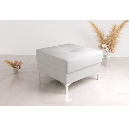 PUFA Z POJEMNIKIEM 70X70 CM - Odcienie szarości