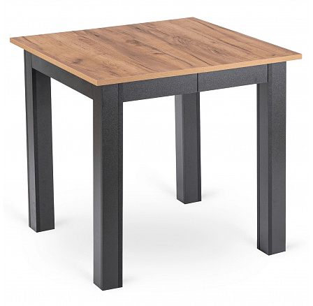 Stół BEN Rozkładany 80-200 cm Dąb Craft/Czarny