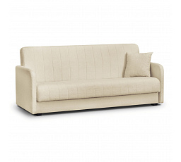 Sofa Rozkładana PORTO Jasnobeżowa Boucle