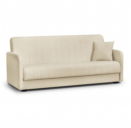 Sofa Rozkładana PORTO Jasnobeżowa Boucle