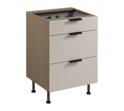 Alsó szekrény SORENTO D60S3 - Balti vihar/Bézs