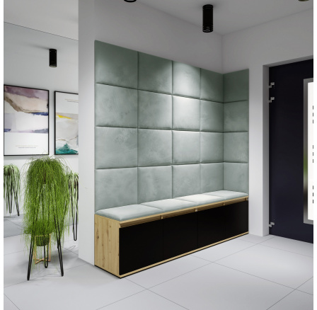 EMI 3 előszobafal, Trinity 21/Artisan+fekete